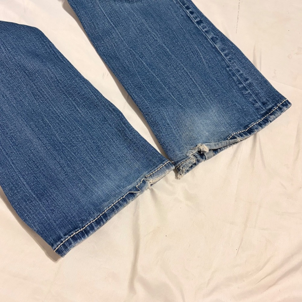 Miss Me Blue Bootcut flare Jeans with rhinestone details on the back pockets - Picture 8 of 14